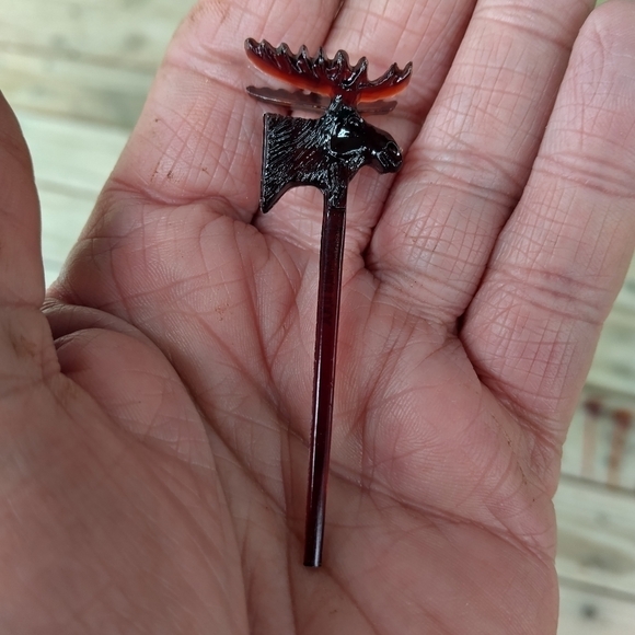 Lot of 7 Vintage Moose Deer Buck hors d'oeuvre Appetizers Cheese Party Picks - Picture 3 of 3